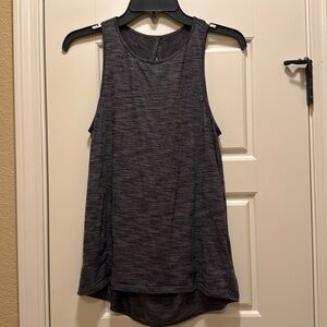 Lululemon Athletica Dark Gray Tank Top Keyhole Back